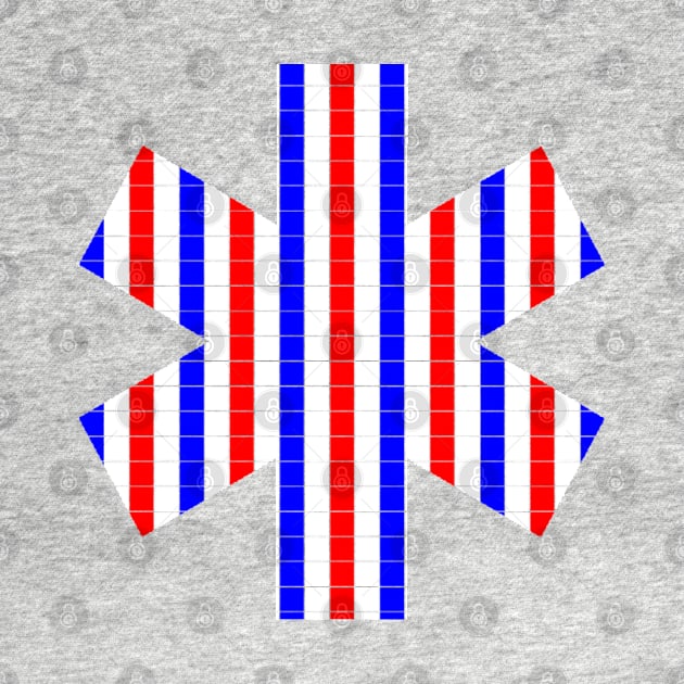 US flag colored asterisk by MICRO-X